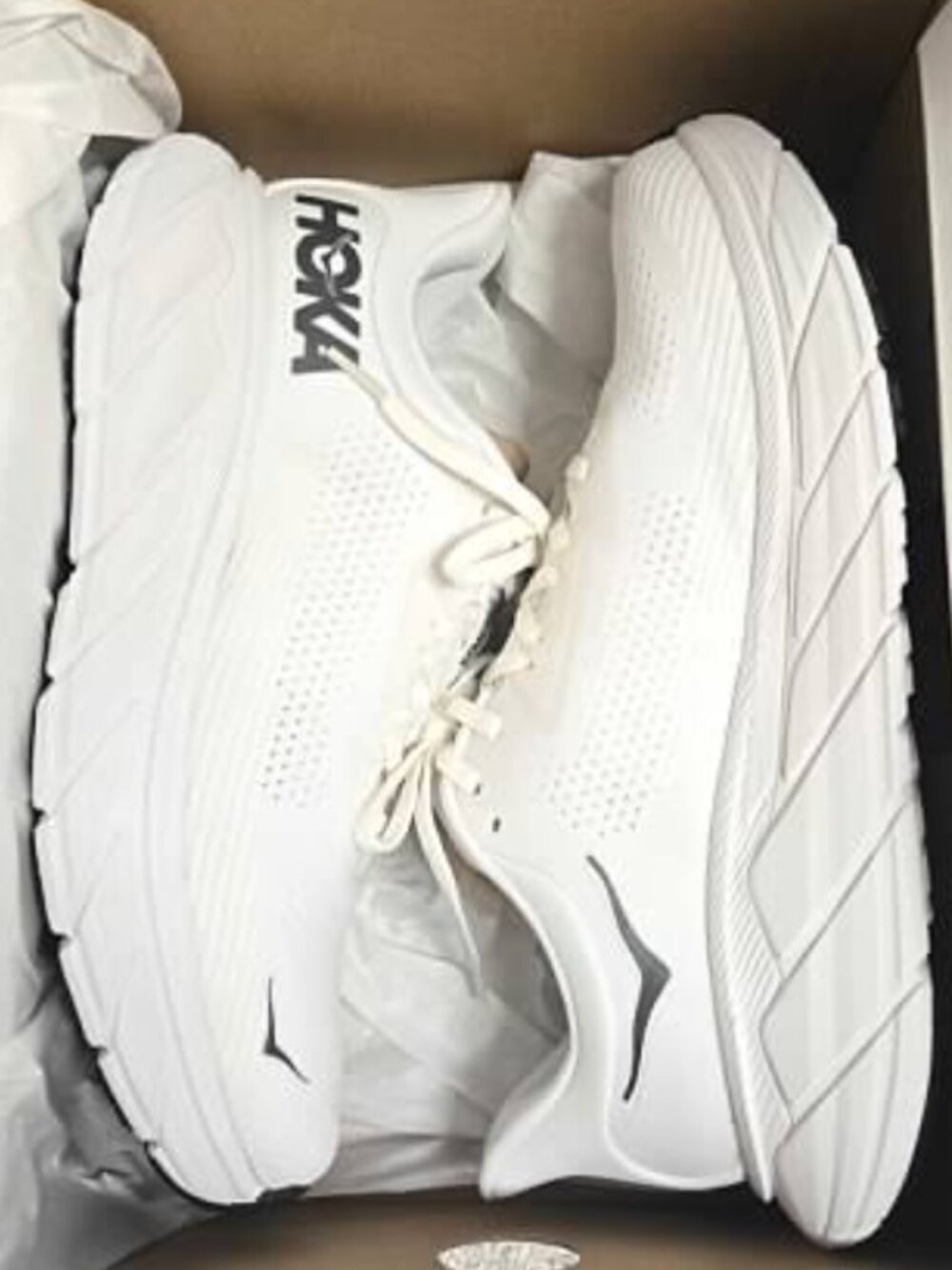 Men's Hoka Arahi 7 - 9D White - New With Box